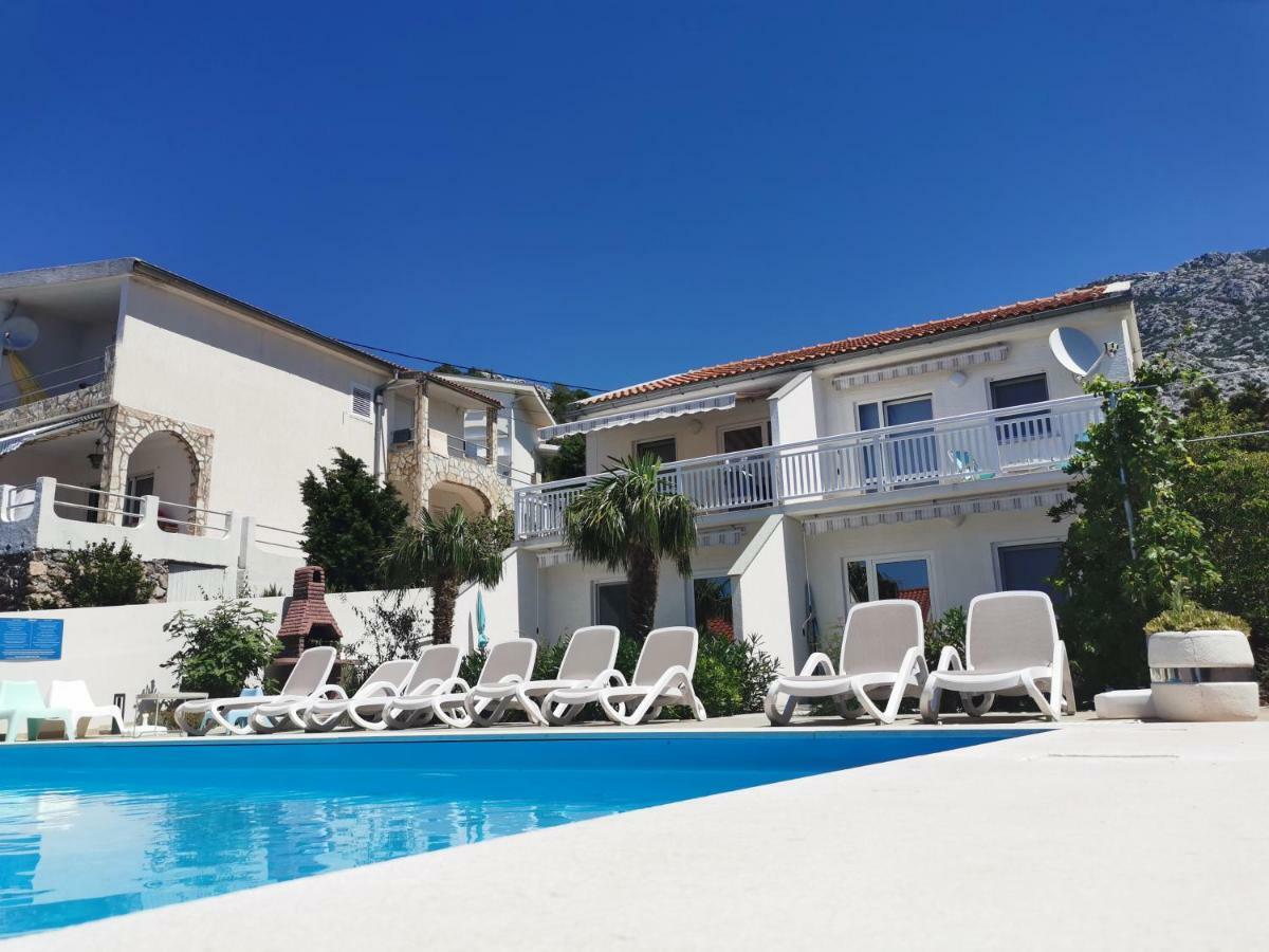 Beachfront Apartments Anita With Pool Karlobag Εξωτερικό φωτογραφία